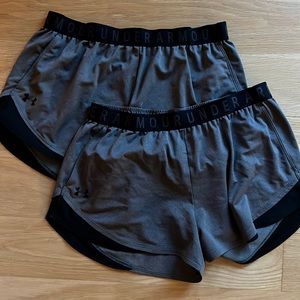 2 pair under armour women’s Xl athletic shorts